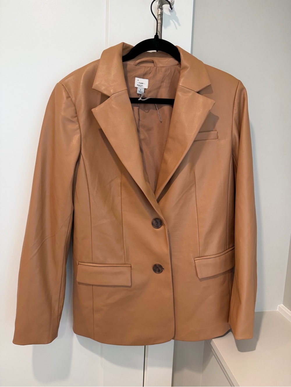 A new day faux leather blazer - Camel